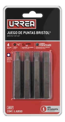 Jgo Puntas Bristol 4 Pzas Audi, Bmw, Mercedez, Vw // Urrea
