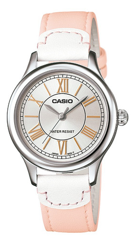 Reloj Fashion Casio Ltp-e113l-4a2df Pulso Cuero Para Mujer