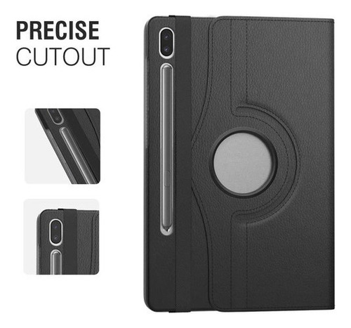 Capa Case Tablet Giratória + Película Para Tab S7 Fe 12.4