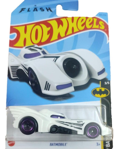 Batman Batimovil Batmobile Blanco Flash Hot Wheels 103/250