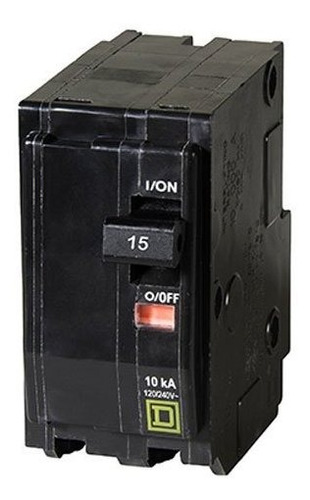 Interruptor Automático Bipolar Square D - Qo De 15 Amperios