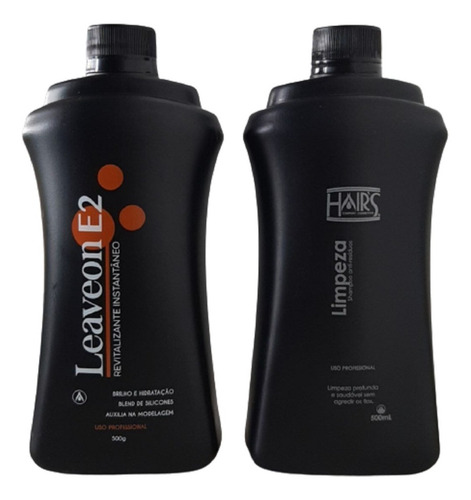 Shampoo E Selagem Termica Hairs Company Profissional Alisamento, Redução Volume De 1l 1kg