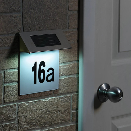 Numeros De Casa Betterware Con Bateria Solar Recargable