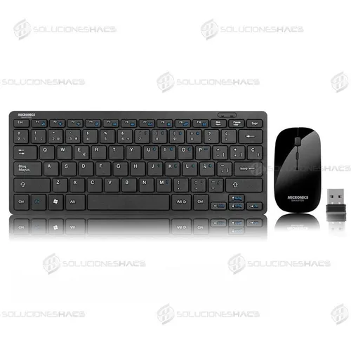 Teclado y outlet mouse inalambrico micronics