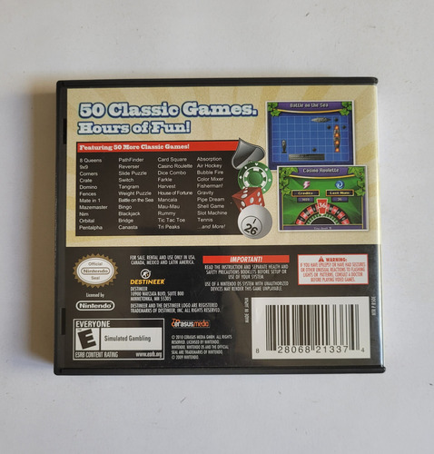 50 More Classic Games - Nintendo Ds (Usado)