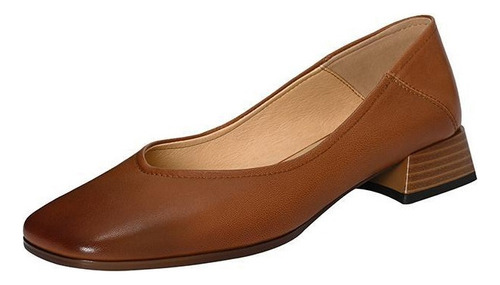 Zapatos De Mujer Simple Vintage Francés Textura Y