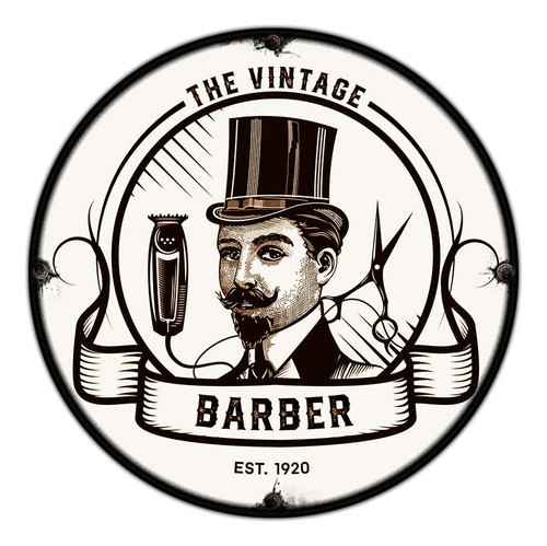 #640 - Cuadro Decorativo Barber Shop Barberia Barba No Chapa