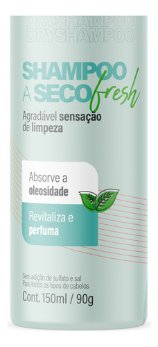 4 Shampoo A Seco Mood Care 150ml Revitalizador Cabelos Limpo
