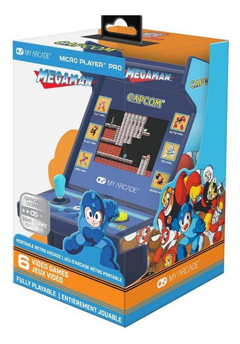 Maquina Mini Arcade Mega-man Capcom 6 Juegos My Arcade