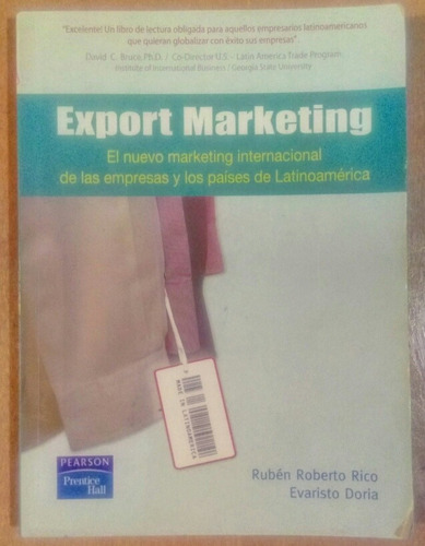Export Marketing Pearson Roberto Rico Harmonía Libros