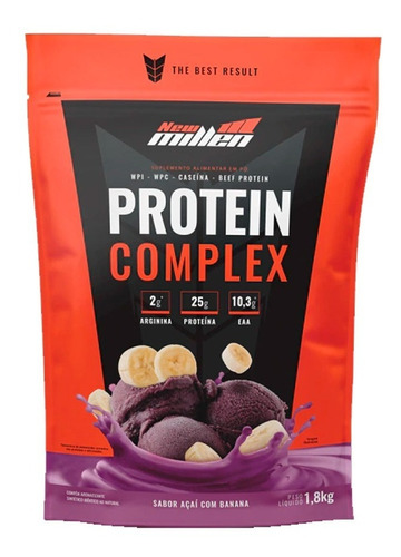 Protein Complex - 1800g - New Millen - Sabor Açaí Com Banana