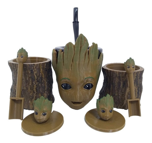 3d Set De Mate Marvel Groot Proxyworld