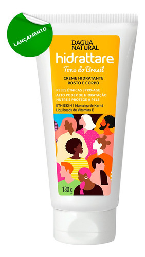  Creme Hidratante Rosto Corpo Hidrattare Tons Do Brasil 180g