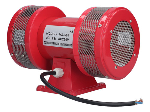 Motor De Sirena Antiaérea De Doble Vía, Alarma De 135 Db De