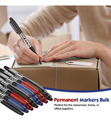 Rotuladores Permanentes Thenshop, 300 Unidades, Impermeables