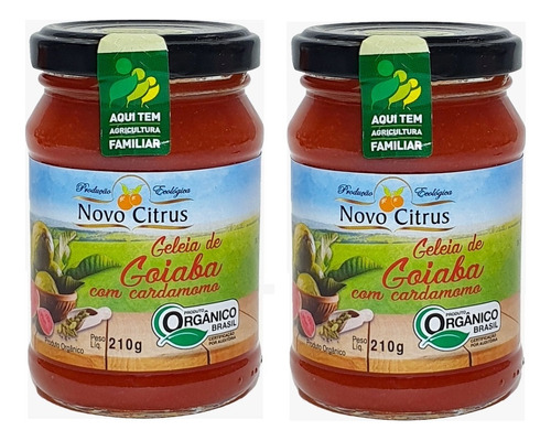 2 Geléia De Goiaba Com Cardamomo Orgânica Novo Citrus