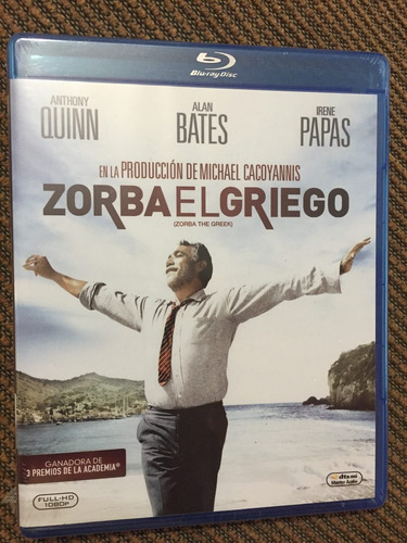 Zorba El Griego Anthony Quinn Alan Bates Bluray Nuevo