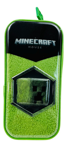 Lapicera, Colorera Minecraft Pelicula Creeper Ruz 1 Original Verde Peluche