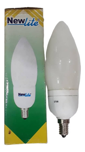 Bombillo Tipo Vela Rosca E14  11w Marca New Lite