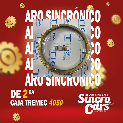 Aro Sincronico 2da Tremec 1466