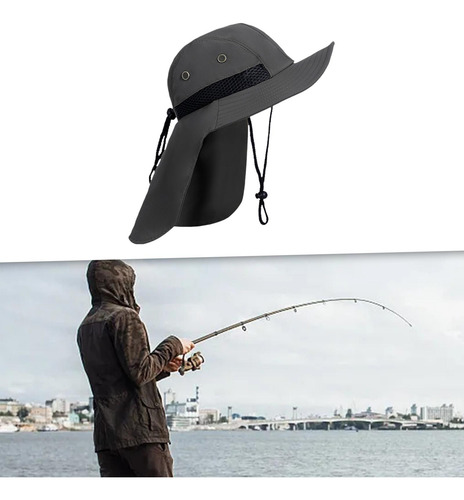 Sombrero De Sol Para Pesca Con Protección De Cuello
