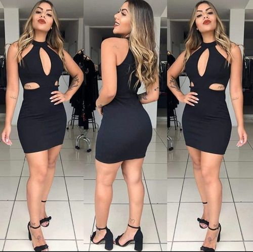 vestido curto para noite