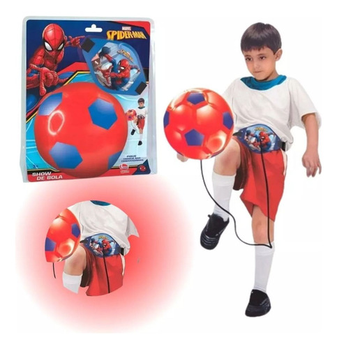 Bola Jogo Futebol Embaixadinha Society Infantil Jovem Herois Cor Vermelho