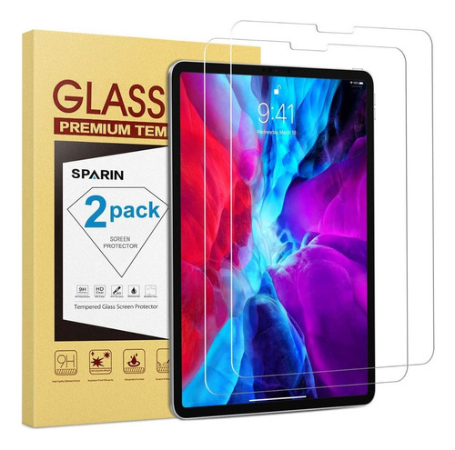 Mica Glass Sparin 2pcs Para iPad Pro 12.9 2020 A2229 A2069