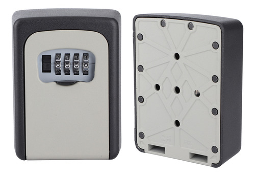 Caja Fuerte De Pared Con Llave De 13 × 10 × 5, De Aluminio