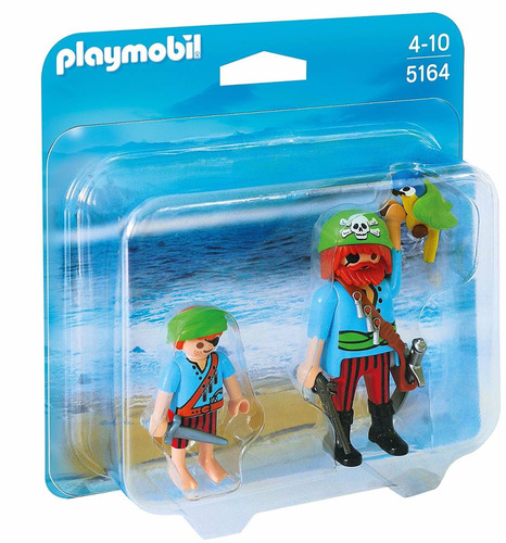 Playmobil Duo Pack Piratas 2 Figuras Con Loro 5164 Educando