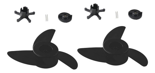2pz Hélice De Tres De Plástico Hélice De Barco Reemplazo