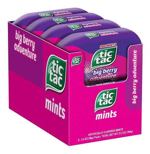 Tic Tac Big Berry Adventure Mintsrefrescante Para Llevar  Id