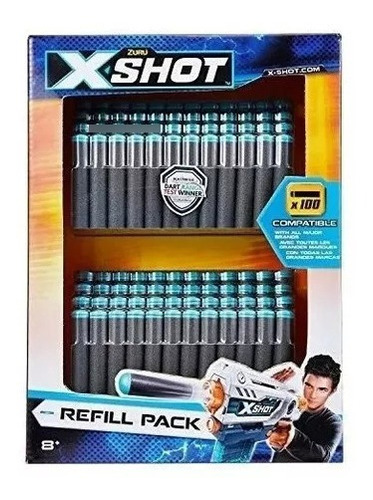 Dardos De Espuma Xshot Nerf 100 Unidades