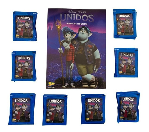 Pack 1 Album + 200 Sobres De Figuritas Unidos - Disney