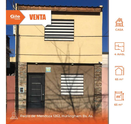  Venta Casa Hurlingham 4 Ambientes - Gile Propiedades