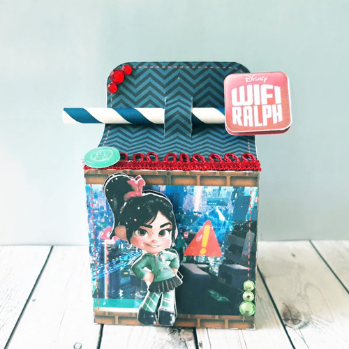 Cajitas Golosineras Vanellope V1 Cuadradas C Sorbete