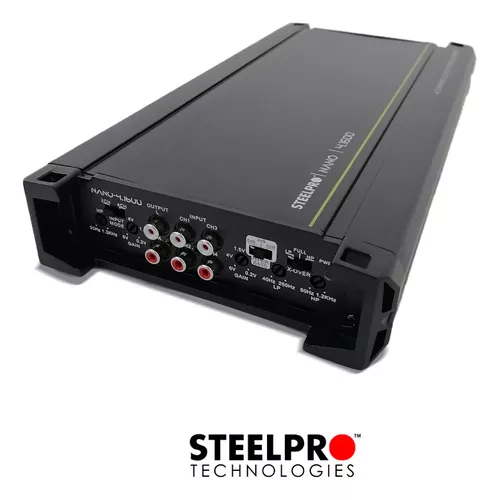 Amplificador 4 Canales Tecnologia Nano-4.1600 W By Steelpro