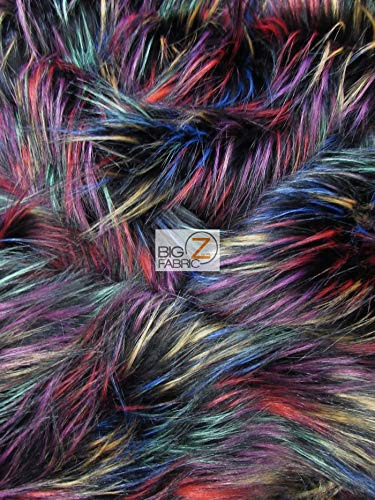 Fireworks Shaggy Piel Sintetica Pelo Largo  Multi # 1 The