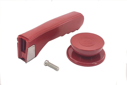 Mango Sarten + Tornillo Perilla Y Base Compatible Essen Rojo