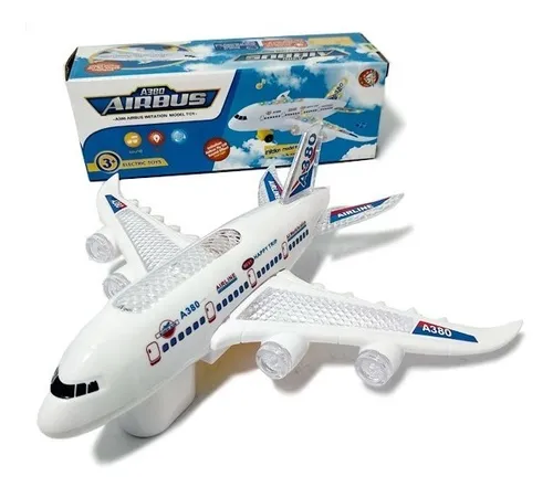 Avion Juguete Infantil Con Luz Y Sonido Desarmable En Caja