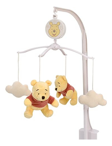 Móvil Musical De Nubes De Peluche Disney Winnie The Pooh -