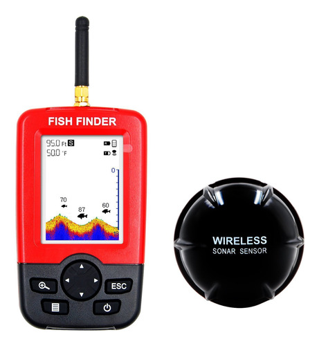 Detector Hd De Peces Submarinos Por Sonar Inalámbrico