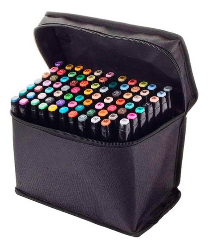 Marcador Doble Trazo Touch Cool T/copic Valija 80 Colores