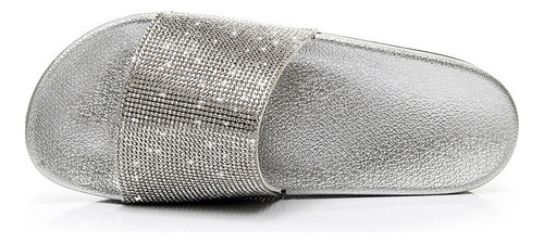 Zapatillas Estilo Diamantes De Imitación Y Sandalias De Suel