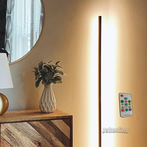 Imagen 8 de 10 de Luz Lampara Pie Esquinero Pixel Led Rgb Deco Minimalista