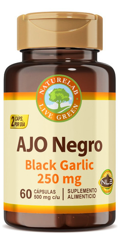 Ajo Negro 60 Cápsulas - Naturelab Sabor Sin sabor