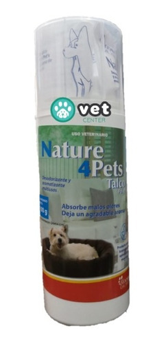 Talco Nature 4 Pets Para Malos Olores Perro Y Gato 100 G