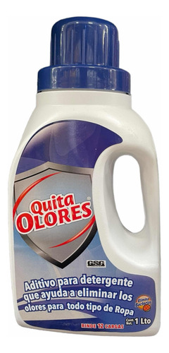 Quita Olores Aditivo P/ Detergente Elimina Olor Ropa 1 Litro