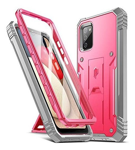 Samsung Galaxy A02s Funda Protectora De Policarbonato Rosa  