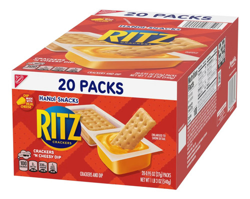 Nabisco Handi-snacks Ritz Galletas Con Queso 19 Oz